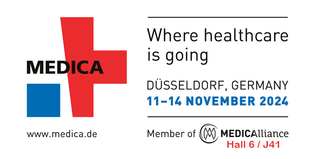 Besuchen Sie uns auf unserem MEDICA-Stand! Hall 6 / J 41